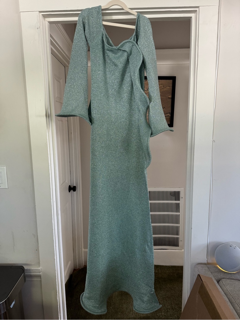 Meshki Sandrine dress in Aqua